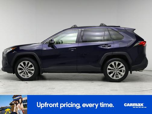 Blue 2019 Toyota RAV4 XLE Premium