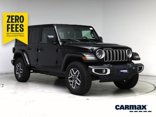 Black 2025 Jeep Wrangler Sahara