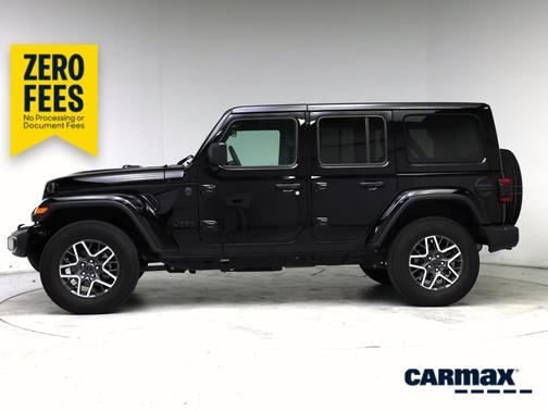 Black 2025 Jeep Wrangler Sahara