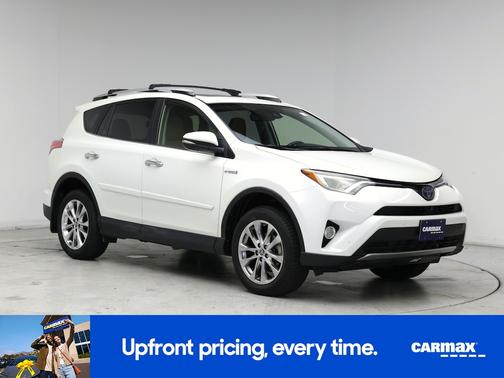 White 2016 Toyota RAV4 Hybrid Limited