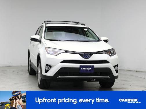 White 2016 Toyota RAV4 Hybrid Limited