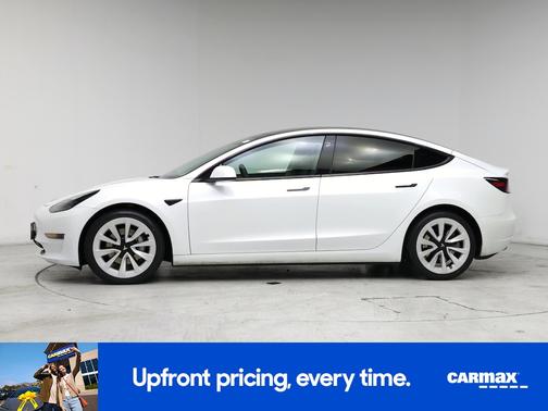 White 2021 Tesla Model 3 Long Range
