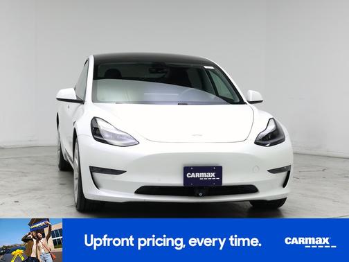 White 2021 Tesla Model 3 Long Range