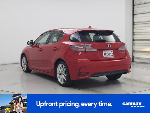 Red 2017 Lexus CT 200h