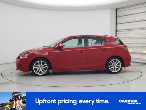Red 2017 Lexus CT 200h