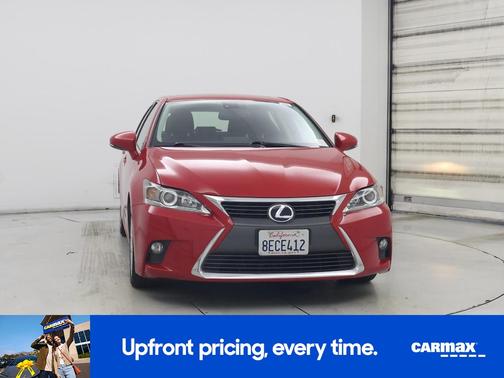 Red 2017 Lexus CT 200h
