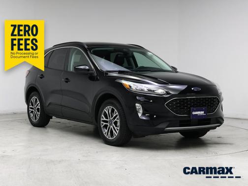 Black 2021 Ford Escape SEL