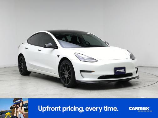 White 2021 Tesla Model 3 Long Range