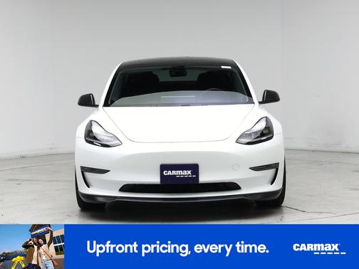 White 2021 Tesla Model 3 Long Range