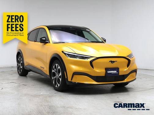 Orange 2022 Ford Mustang Mach-E Premium