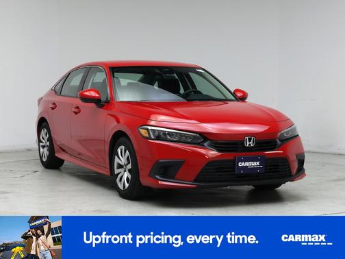 Red 2022 Honda Civic LX