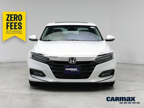 White 2018 Honda Accord Touring
