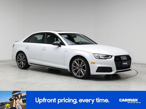 White 2018 Audi A4 Premium Plus