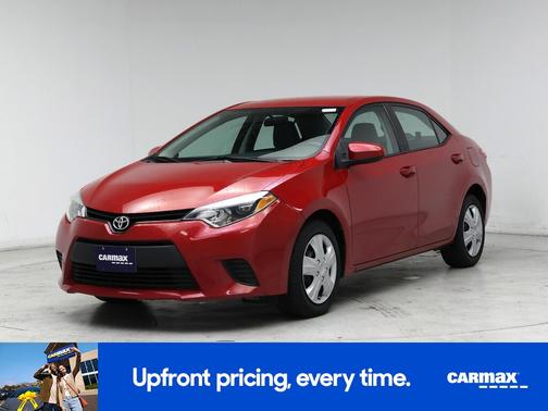 Red 2014 Toyota Corolla LE
