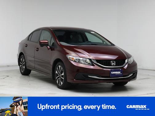 Burgundy 2014 Honda Civic EX