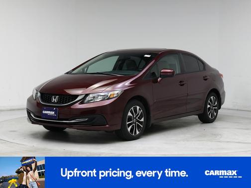 Burgundy 2014 Honda Civic EX