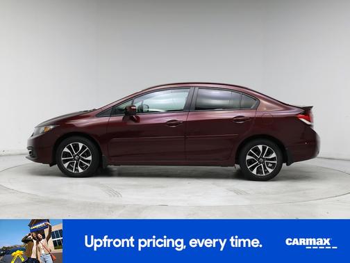Burgundy 2014 Honda Civic EX