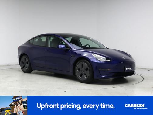Blue 2021 Tesla Model 3 Standard Range Plus