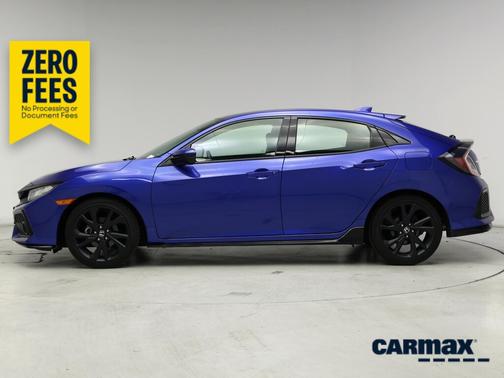 Blue 2019 Honda Civic Sport