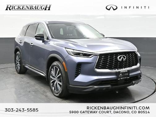 Moonbow Blue 2023 INFINITI QX60 SENSORY