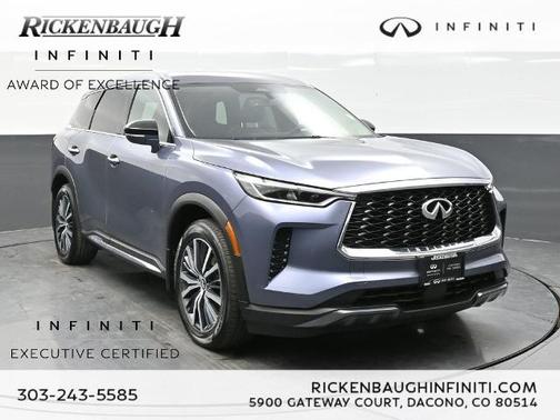 Moonbow Blue 2023 INFINITI QX60 SENSORY
