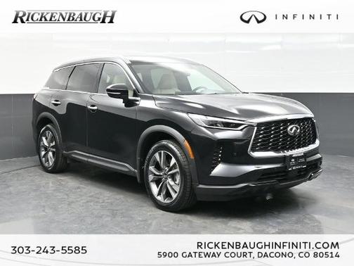 Mineral Black 2023 INFINITI QX60 LUXE