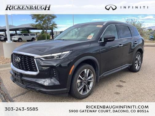 Mineral Black 2023 INFINITI QX60 LUXE