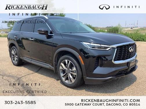 Mineral Black 2023 INFINITI QX60 LUXE