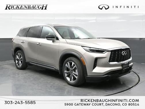 Warm Titanium 2023 INFINITI QX60 LUXE
