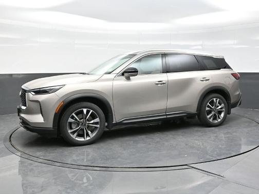 Warm Titanium 2023 INFINITI QX60 LUXE