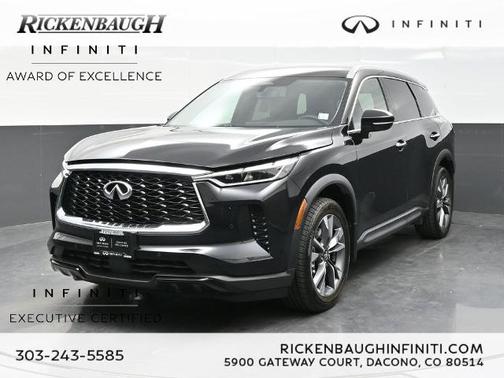 Mineral Black 2023 INFINITI QX60 LUXE