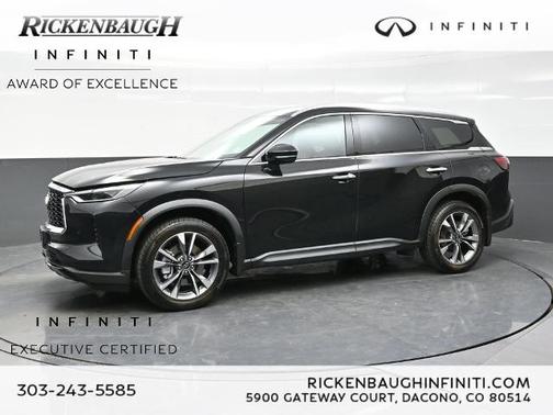 Mineral Black 2023 INFINITI QX60 LUXE