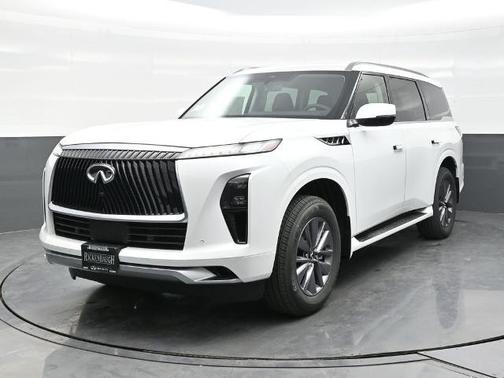 Radiant White 2026 INFINITI QX80 PURE