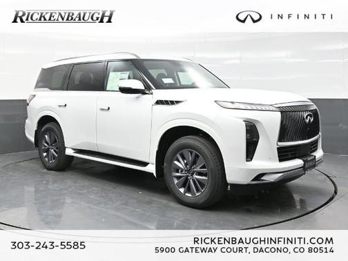 Radiant White 2026 INFINITI QX80 PURE