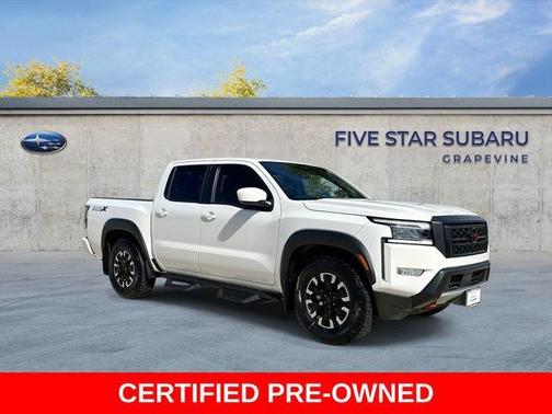 Glacier White 2024 Nissan Frontier PRO-X