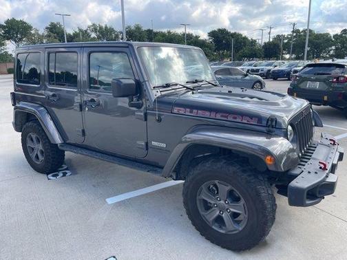 Granite Crystal Clearcoat Metallic 2017 Jeep Wrangler Unlimited Rubicon