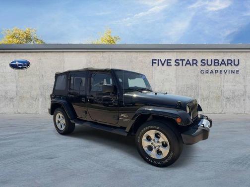 Black Clearcoat 2014 Jeep Wrangler Unlimited Sahara