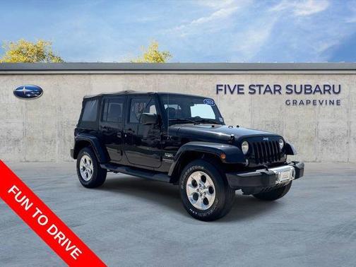 Black Clearcoat 2014 Jeep Wrangler Unlimited Sahara