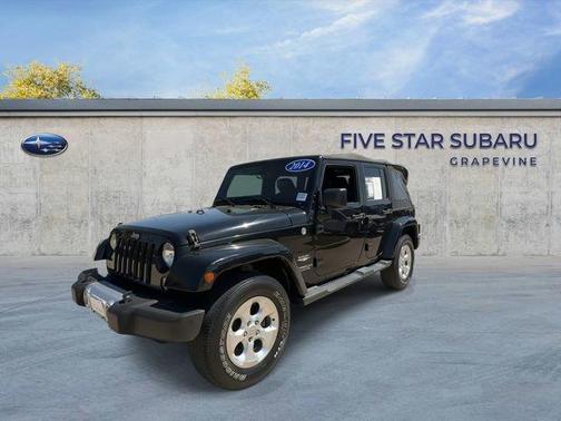 Black Clearcoat 2014 Jeep Wrangler Unlimited Sahara