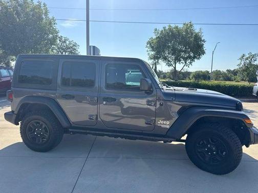 Granite Crystal Clearcoat Metallic 2019 Jeep Wrangler Unlimited Sport