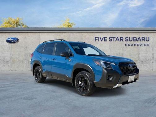 Geyser Blue 2022 Subaru Forester Wilderness