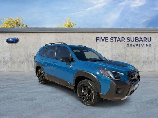 Geyser Blue 2022 Subaru Forester Wilderness