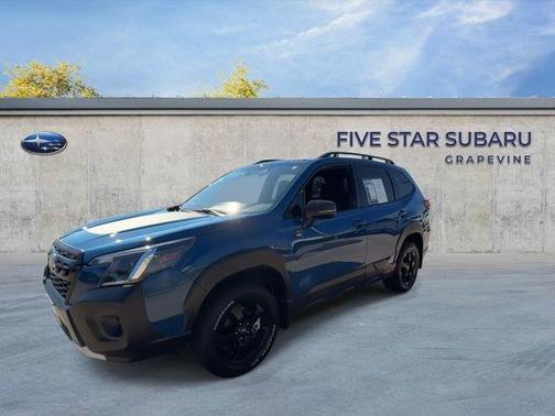 Geyser Blue 2022 Subaru Forester Wilderness