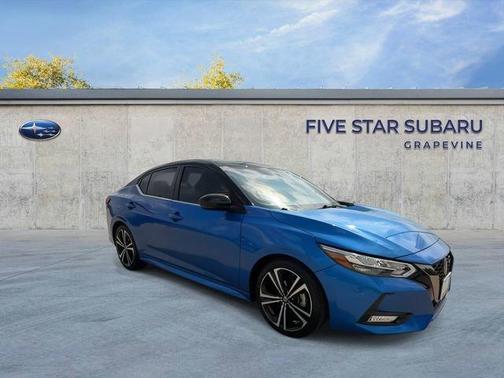 Blue 2022 Nissan Sentra SR
