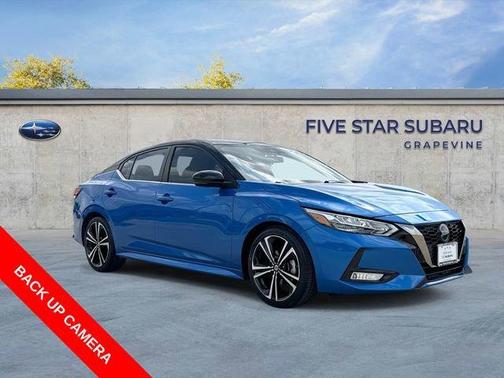Blue 2022 Nissan Sentra SR