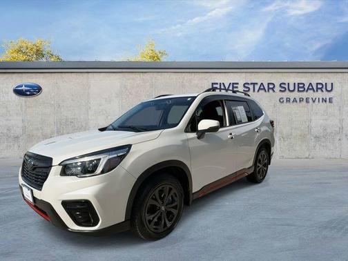 Crystal White Pearl 2021 Subaru Forester Sport