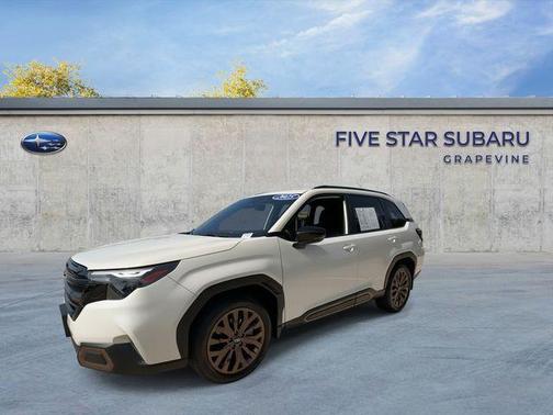 Crystal White Pearl 2025 Subaru Forester Sport