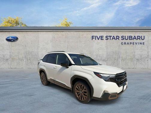Crystal White Pearl 2025 Subaru Forester Sport