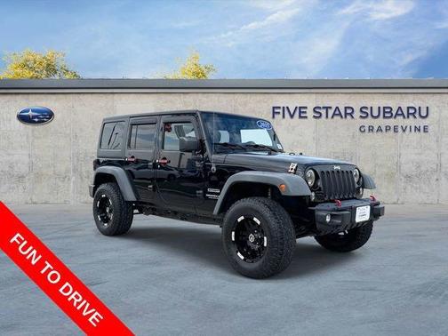 Black Clearcoat 2015 Jeep Wrangler Unlimited Sport