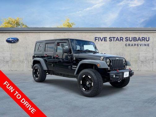 Black Clearcoat 2015 Jeep Wrangler Unlimited Sport